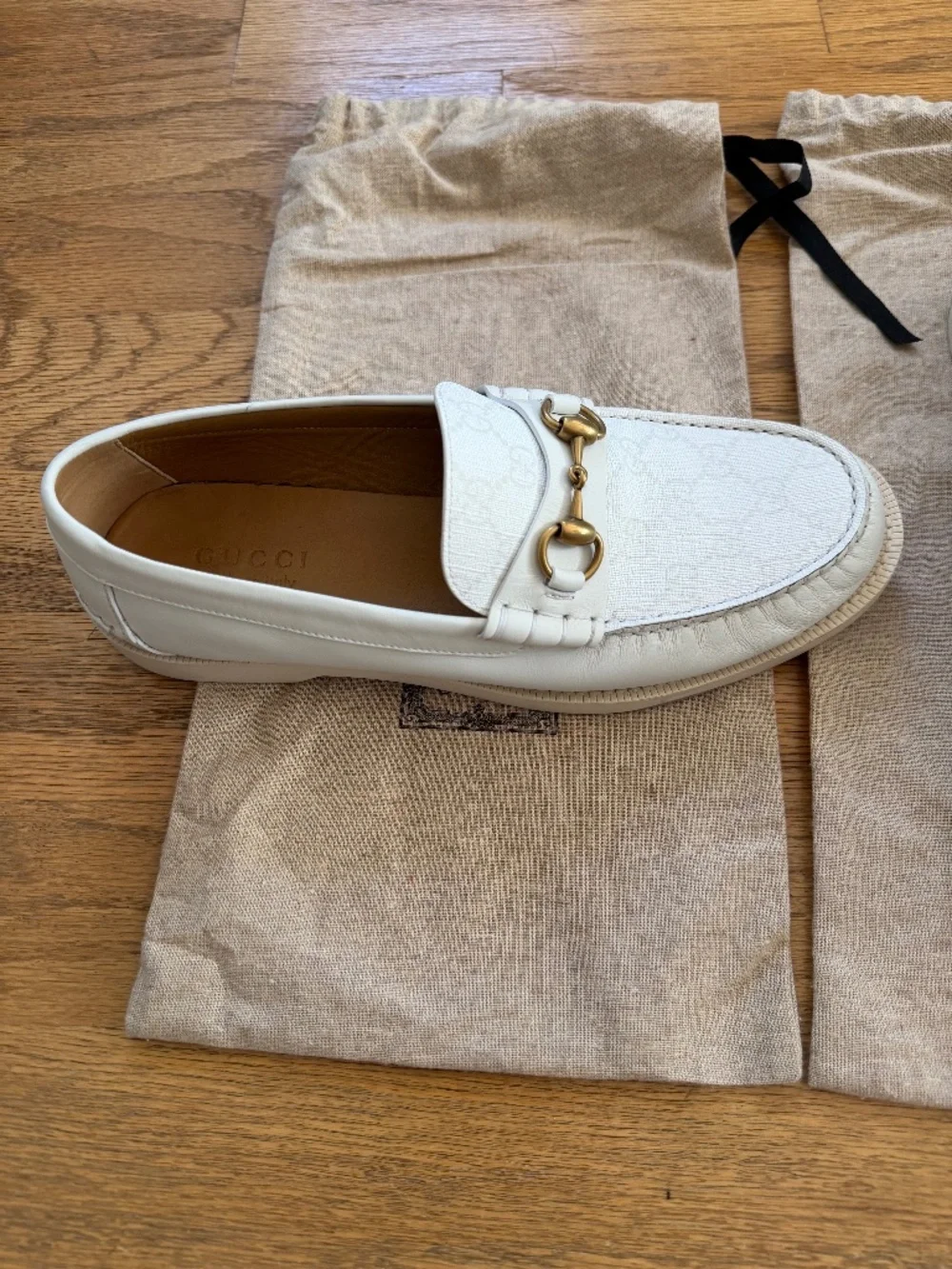 Gucci Supreme Moccasin Leather